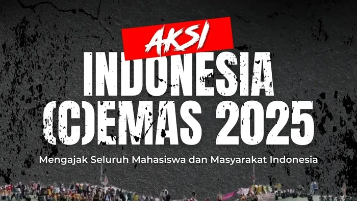 Poster Aksi Nasional Indonesia Cemas 2025