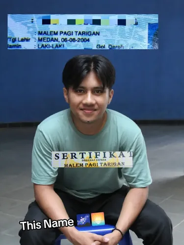 Pria ini memiliki nama unik, Malem Pagi Tarigan mendadak viral di media sosial.