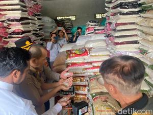Tim Gabungan Sidak Pasar Amlapura Timur, Tak Temukan Beras Oplosan