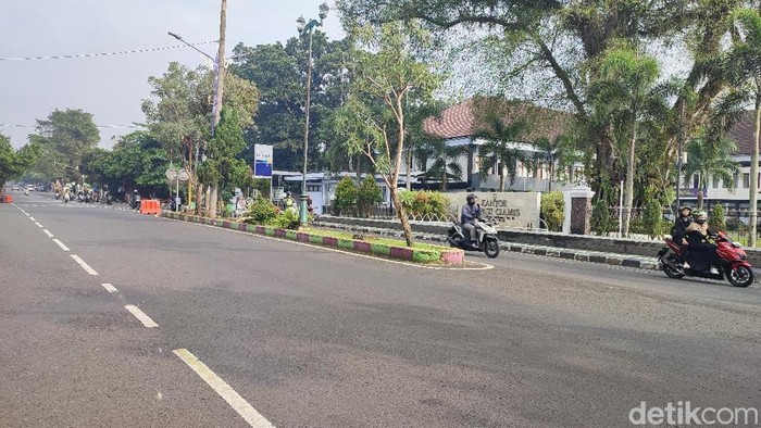 Suasana di Kota Ciamis yang menjadi kota terbersih di Jawa Barat