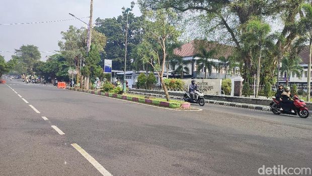 Suasana di Kota Ciamis yang menjadi kota terbersih di Jawa Barat