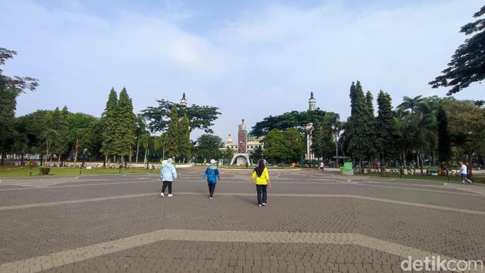 Suasana di Kota Ciamis yang menjadi kota terbersih di Jawa Barat