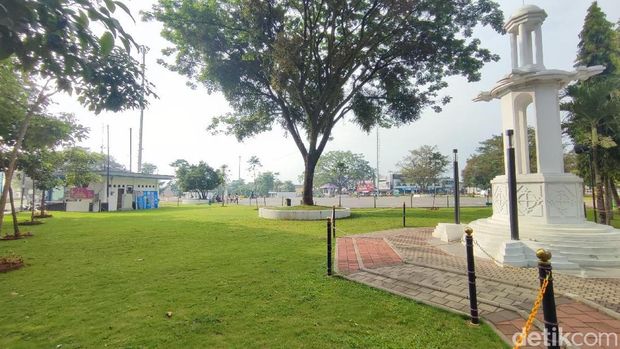 Suasana di Kota Ciamis yang menjadi kota terbersih di Jawa Barat