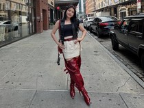 Standout! Outfit Tiara Andini Nonton Konser BLACKPINK di New York