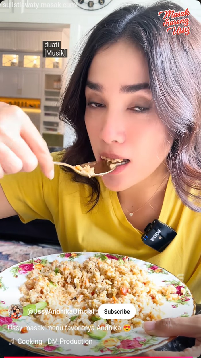 Kreasi masakan sederhana Ussy Sulistiawaty