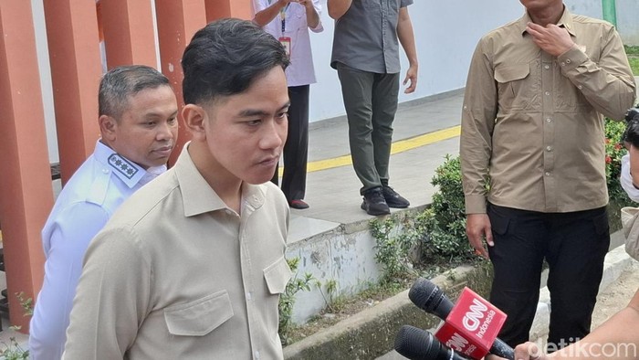 Wapres RI Gibran Rakabuming Raka saat kunjungan kerja ke Pekanbaru, Riau. (Raja Adil Siregar/detikSumut)
