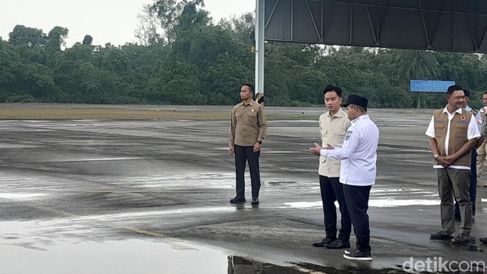 Wapres RI Gibran Rakabuming Raka saat Kunker ke Riau. (Raja Adil Siregar/detikSumut)