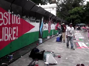 Video: Lewat Kuas dan Warna, Warga Meksiko Suarakan Krisis Kelaparan di Gaza