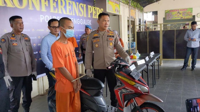Pelaku curanmor di Trenggalek asal Makassar