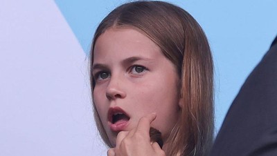 Foto: Putri Charlotte Antusias Nonton Final Euro Putri 2025, Penuh Ekspresi