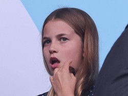 Foto: Putri Charlotte Antusias Nonton Final Euro Putri 2025, Penuh Ekspresi