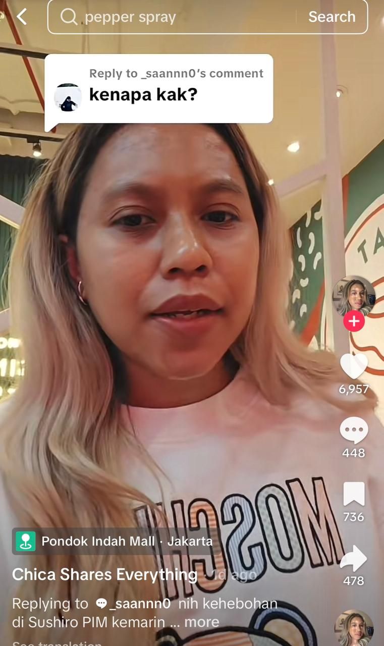 Heboh! Insiden Remaja Semprot Pepper Spray di Resto Sushi Jaksel