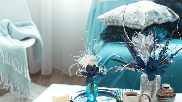 Interior Biru Toska