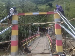 Utang Warga 5 Desa di Enrekang untuk Bangun Jembatan Sendiri Sisa Rp 8,4 Juta