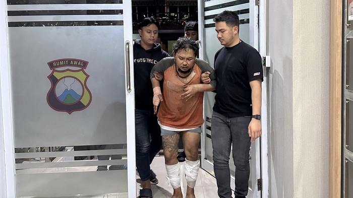 Syahrama (38), pelaku pembunuhan driver ojol di Gresik