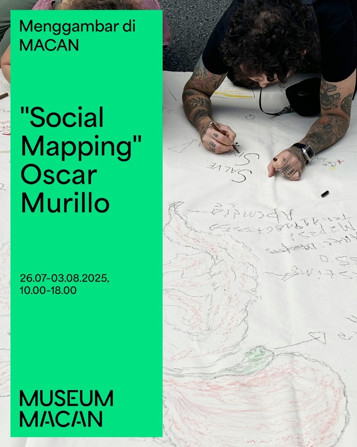 Museum MACAN Ajak Kolaborasi Menggambar Bersama Bareng Perupa asal Brasil, Mario Murillo.