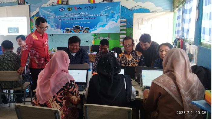 Pelatihan Koding dan AI di SD Negeri 10 Bengkulu Selatan, Provinsi Bengkulu