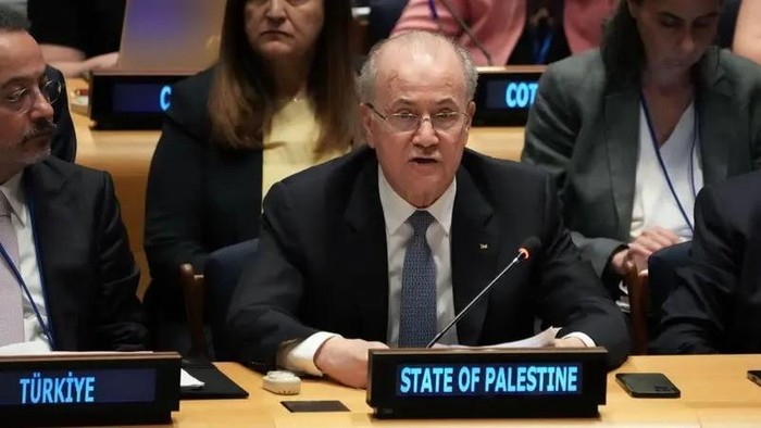 Palestinian Prime Minister Mohammad Mustafa. (AFP)