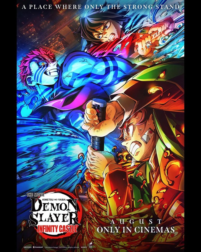 Poster Film Demon Slayer: Kimetsu no Yaiba Infinity Castle Poster Film Demon Slayer: Kimetsu no Yaiba Infinity Castle tayang di bioskop Indonesia mulai 15 Agustus 2025.