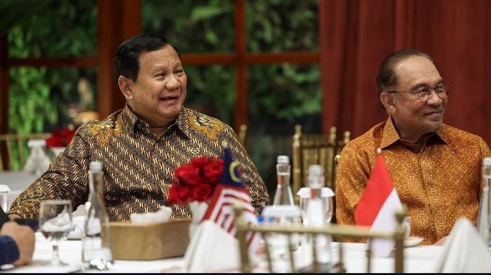 Prabowo dan Anwar Ibrahim