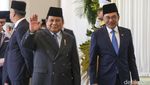 Prabowo Sambut Kunjungan PM Malaysia Anwar Ibrahim di Istana