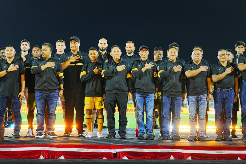 Presmian Bhayangkara Presisi Lampung FC dan Stadion Sumpah Pemuda