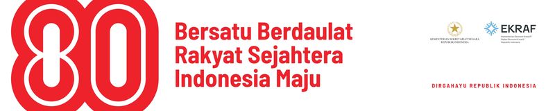 Spanduk HUT ke-80 RI 2025