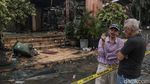 Suasana Pasar Taman Puring Usai Kebakaran, Dagangan Ludes