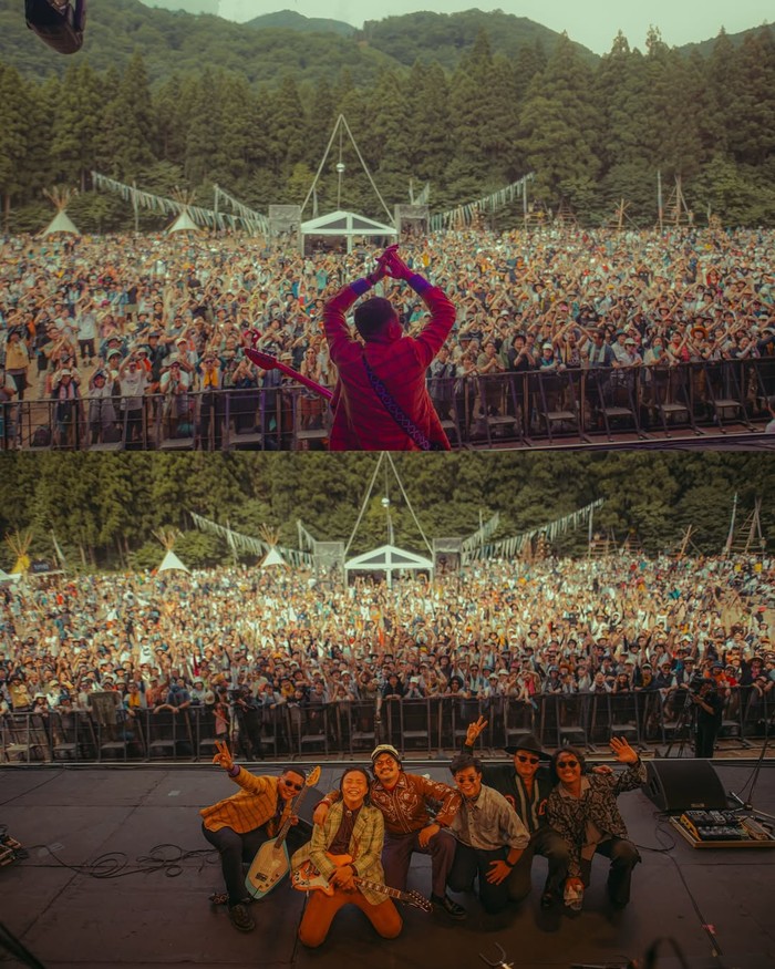 The Panturas di Fuji Rock Festival 2025.