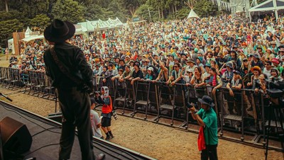 Aksi The Panturas Manggung di Fuji Rock Jepang