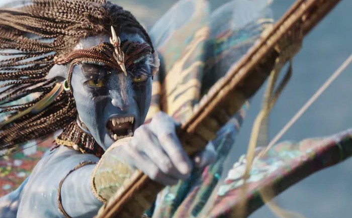 Cuplikan adegan dalam Avatar: Fire and Ash.