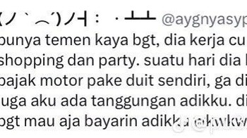 Kaget mendengar kisah generasi sandwich. Foto: X/aygnyasyp