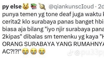Nggak semua orang pakai AC. Foto: X/qiankunscIoud