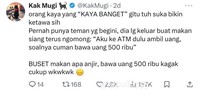 Kesenjangan benar-benar tergambar dari deretan cerita netizen berikut ini. Duh enaknya jadi orang kaya, aowkaowk.
