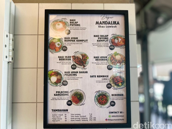 Dapur Mandalika Dapur Mandalika, kuliner Lombok yang enak di kawasan Cikini, Jakarta Pusat