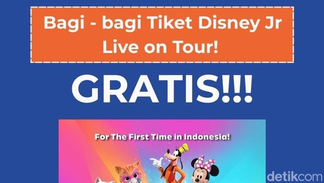 dGreatisan: Bagi-bagi Tiket Disney Jr Live On Tour