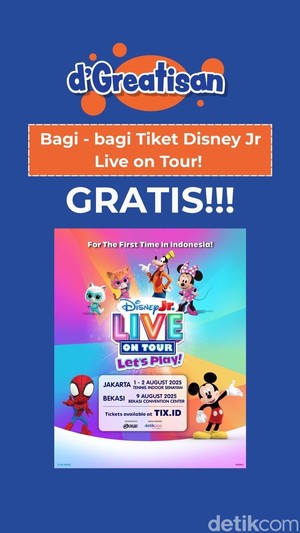 dGreatisan: Bagi-bagi Tiket Disney Jr Live On Tour