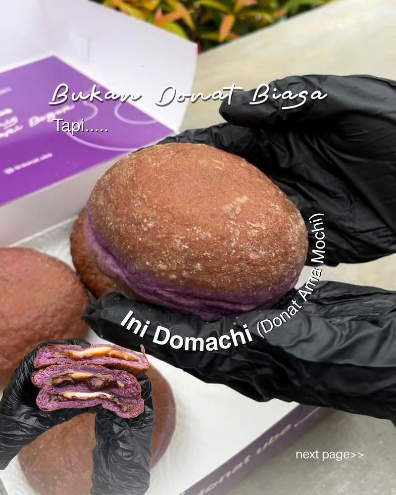 Tempat beli donat ubi.