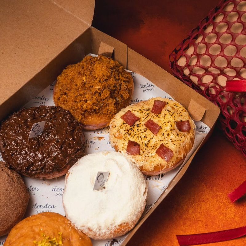 Tempat beli donat ubi.