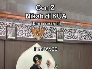 Pernikahan Gen Z Ini Viral: Pagi Akad di KUA, Siang Ngopi di Kafe