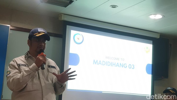 Kapal Madidihang 03 milik Politeknik AUP Jakarta.