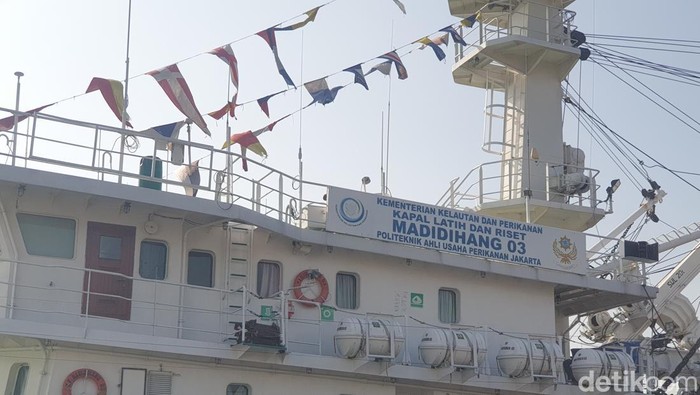 Kapal Madidihang 03 milik Politeknik AUP Jakarta.