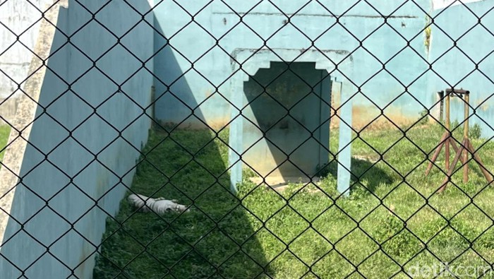 Kondisi terkini kandang harimau di Medan Zoo. (Kartika Sari/detikSumut)