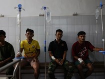 Kondisi Usai konflik Thailand-Kamboja, Para Tentara Dirawat di RS