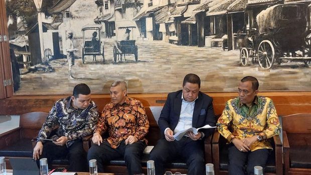 Konferensi pers pengacara Tom Lembong (Yogi/detikcom)