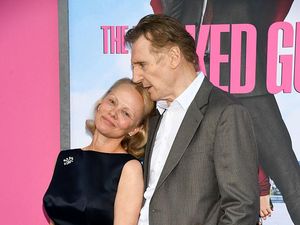 7 Potret Mesra Liam Neeson dan Pamela Anderson di Red Carpet, Diduga Cinlok