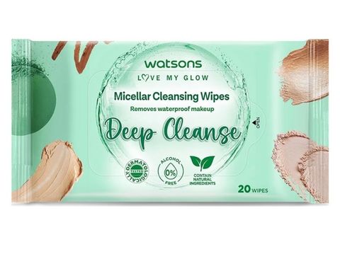 Watsons Micellar Cleansing Wipes Deep Cleanse.