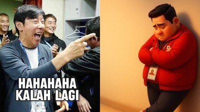 Timnas U-23 Kalah dari Vietnam, Meme Sedih & Shin Tae-yong Viral Lagi