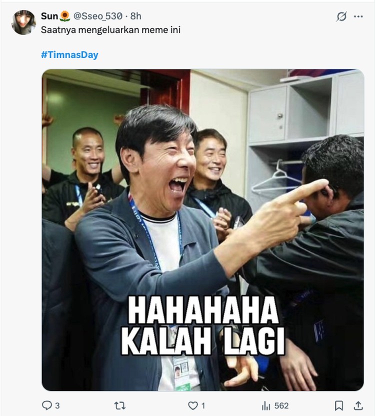 Meme Timnas Kalah