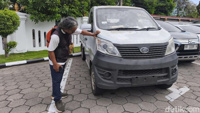 Mobil Esemka Bima di Parkiran Pengadilan Negeri Solo, Rabu (30/7/2025)